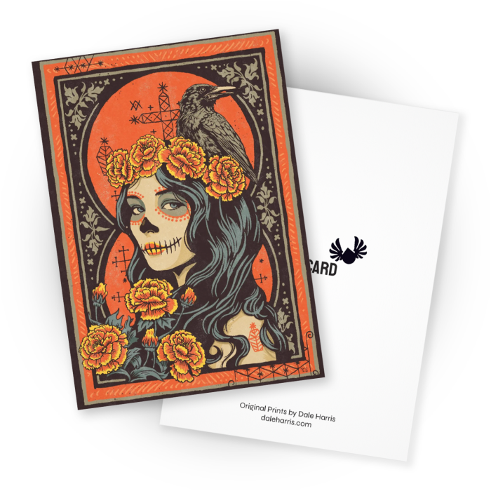 Marigolds Postcard