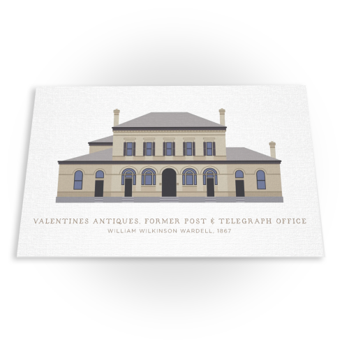 Historic Bendigo Valentines Antiques Greeting Card